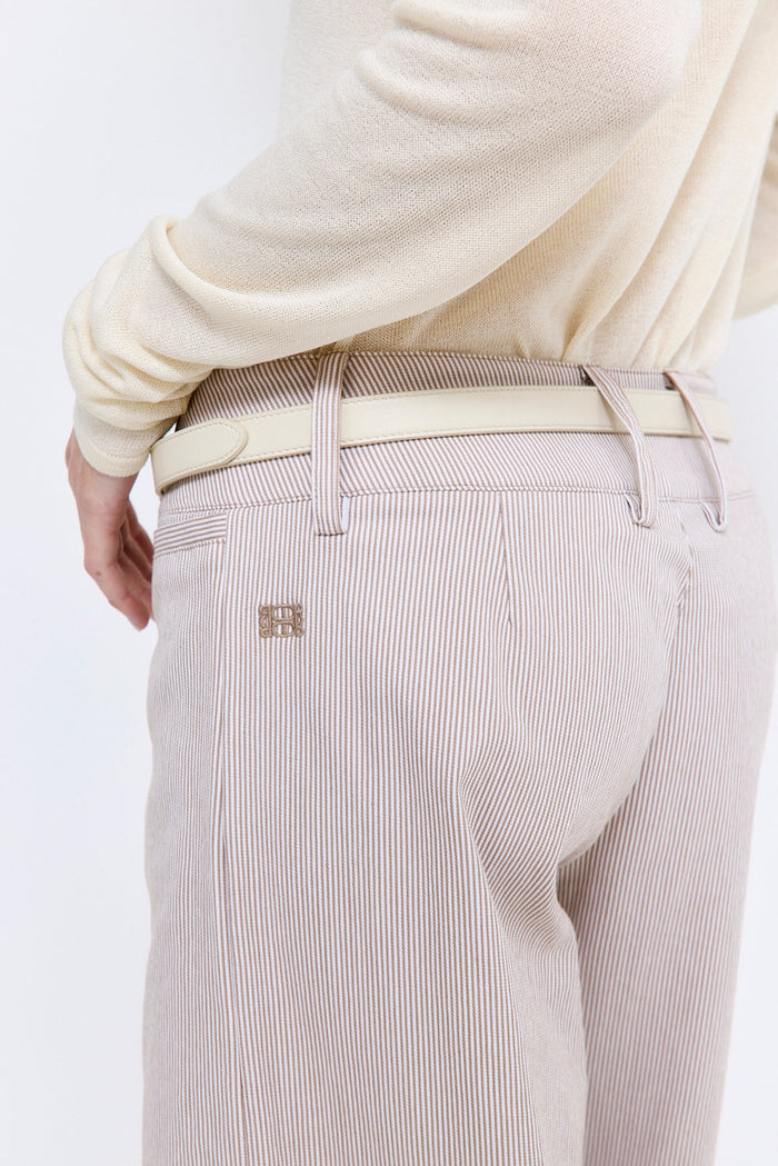 Striped Drill Pants