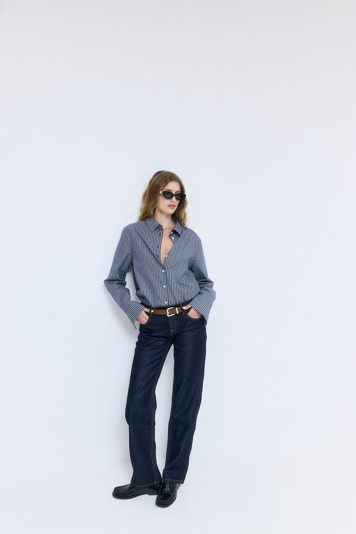 Fitted Poplin Button Down
