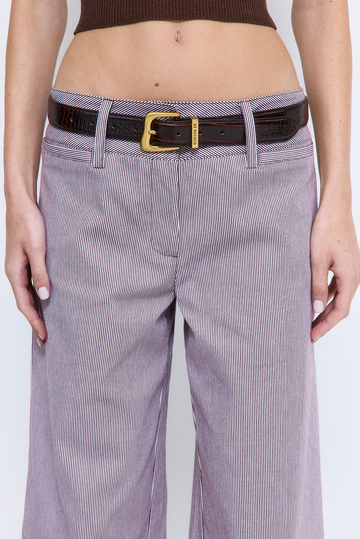 Striped Drill Pants