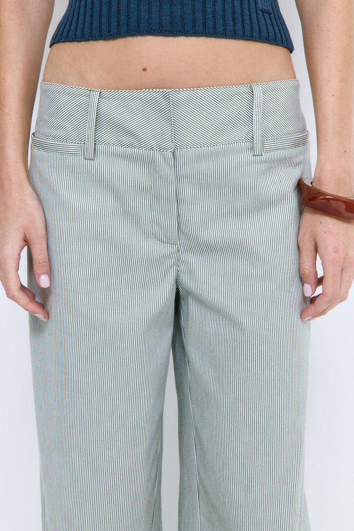 Striped Drill Pants