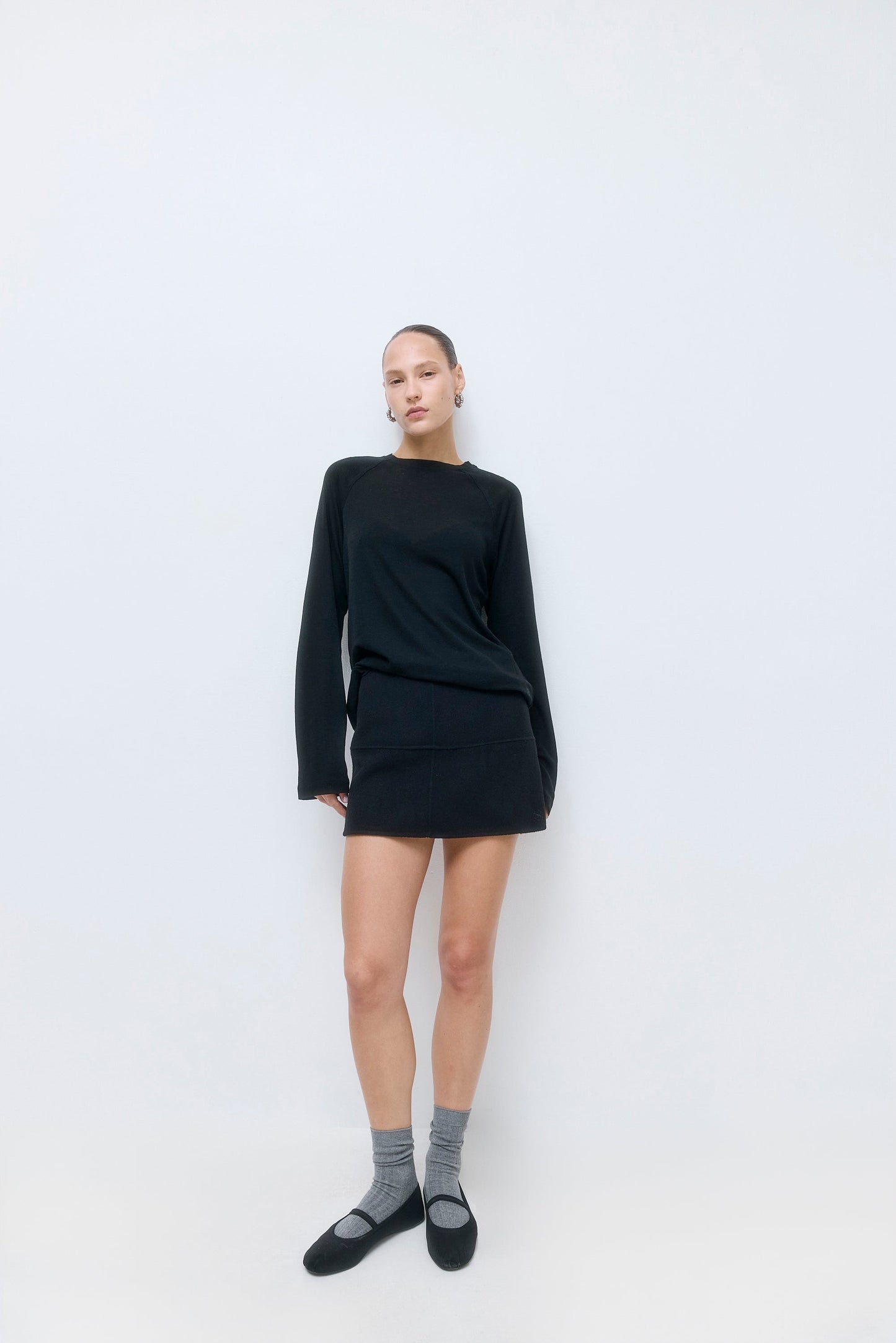 Oversized Wool Long Sleeve