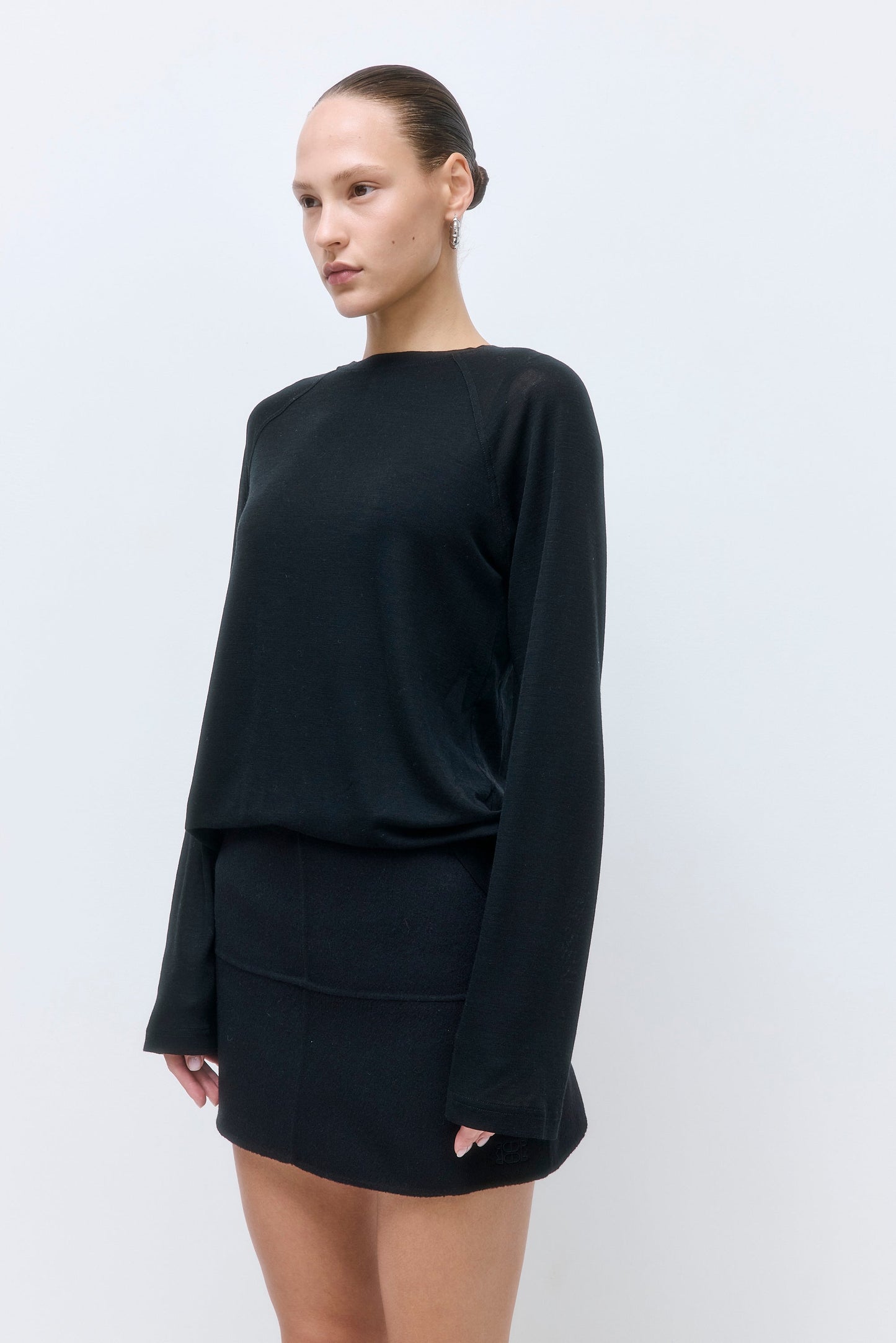 Oversized Wool Long Sleeve