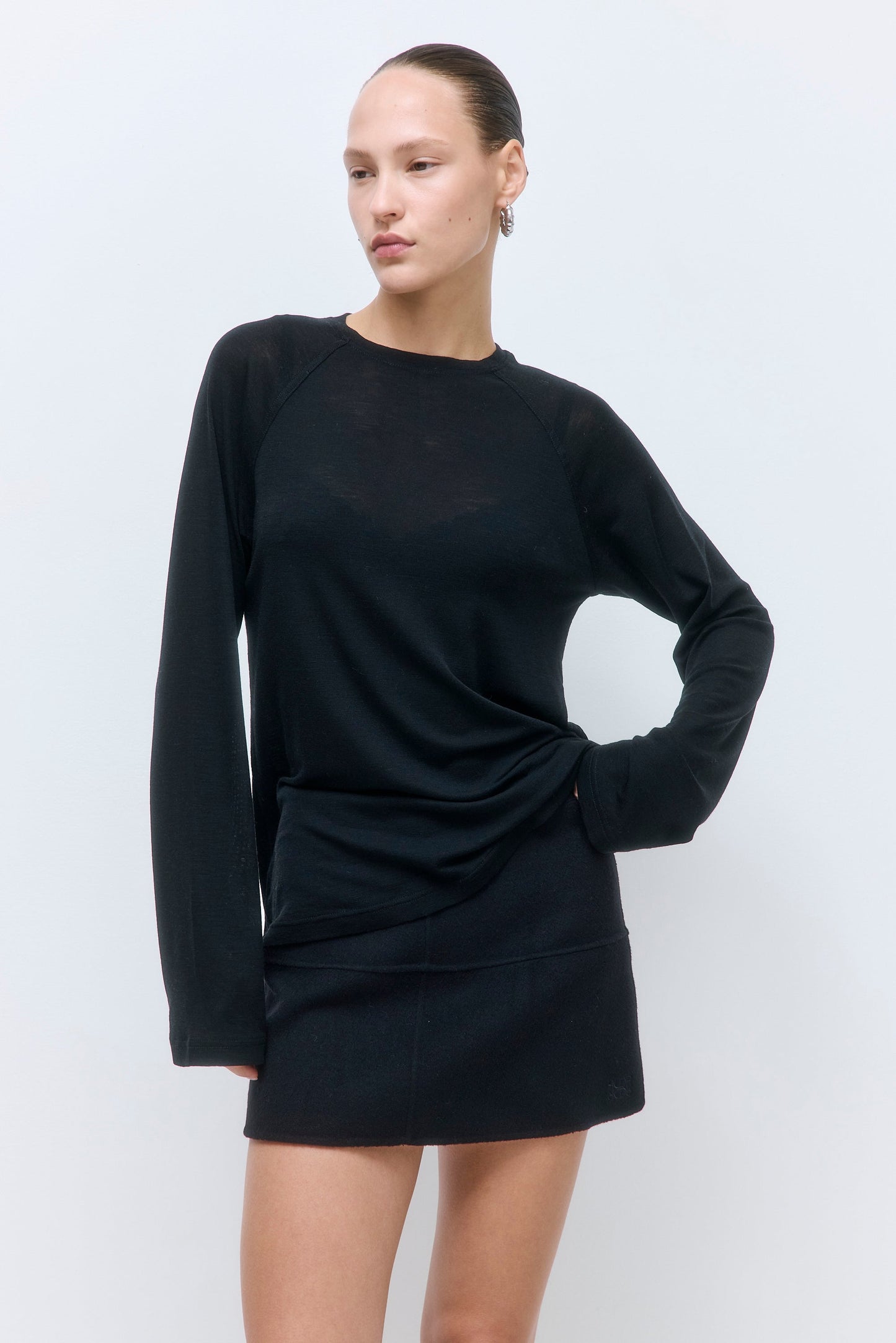 Oversized Wool Long Sleeve