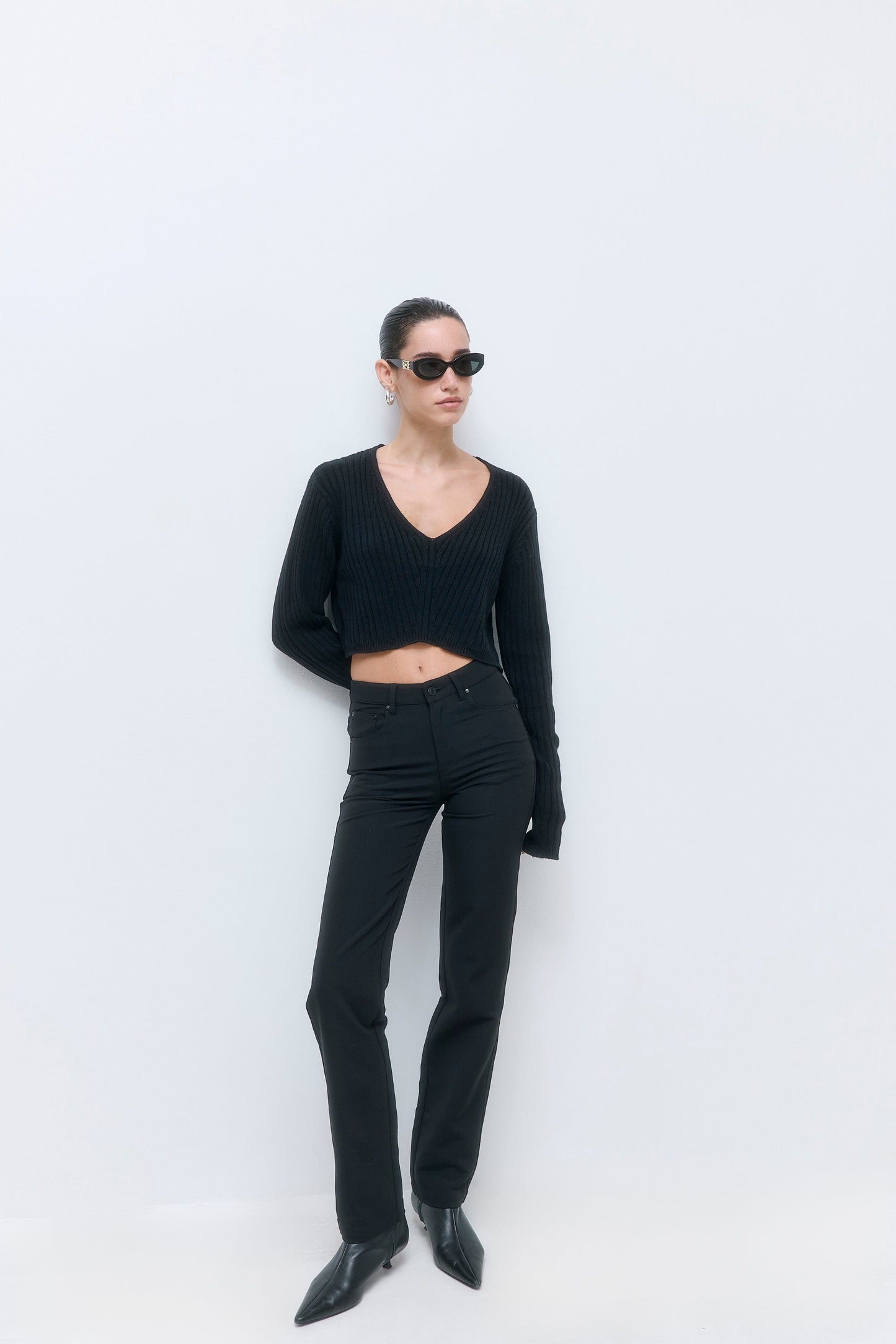 Stretchy Straight Leg Pants