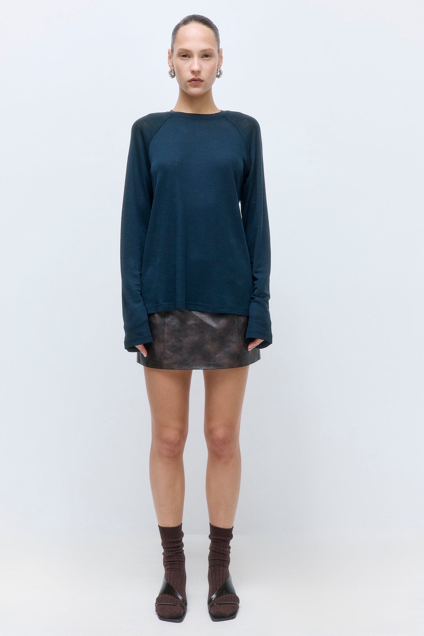 Oversized Wool Long Sleeve