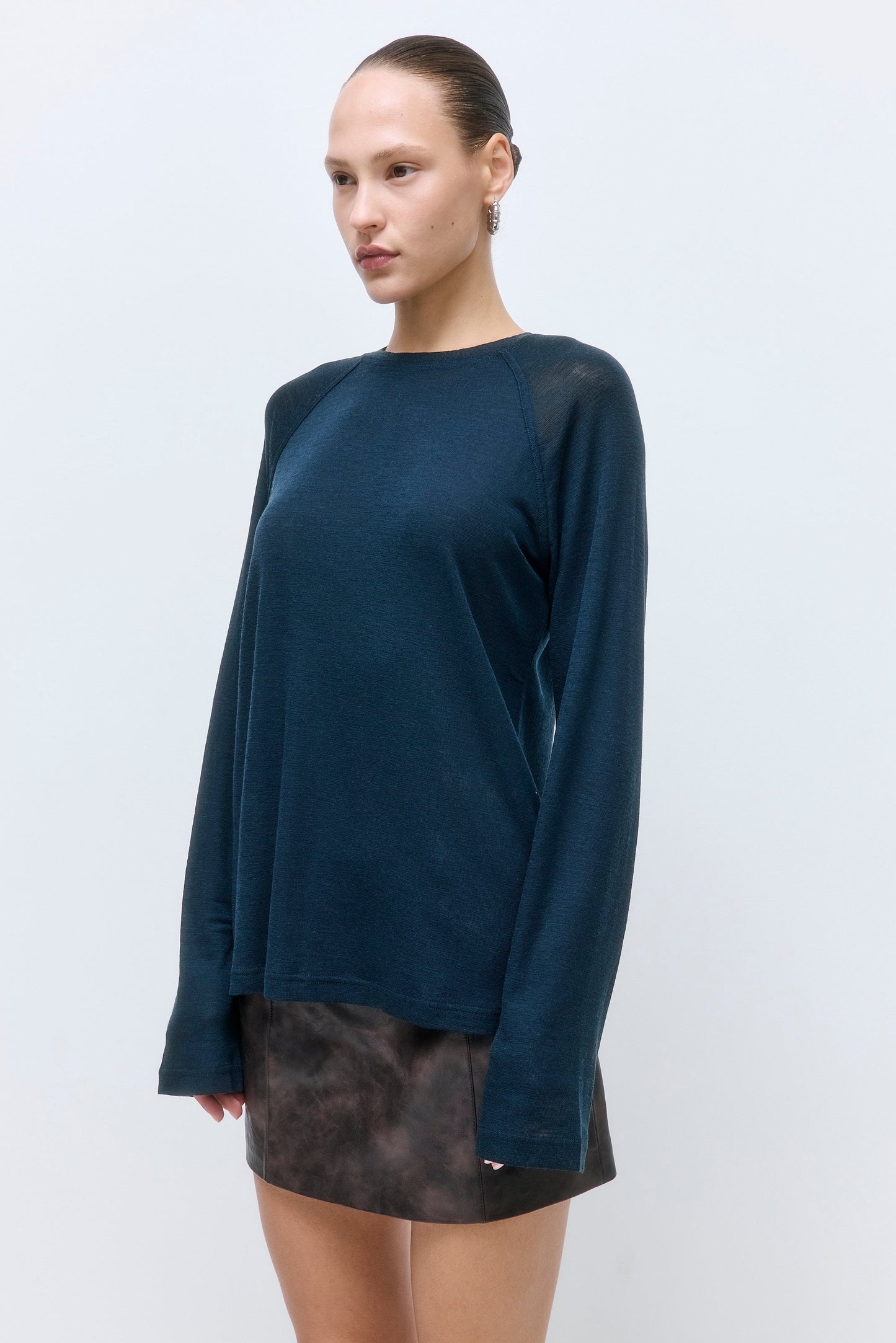 Oversized Wool Long Sleeve
