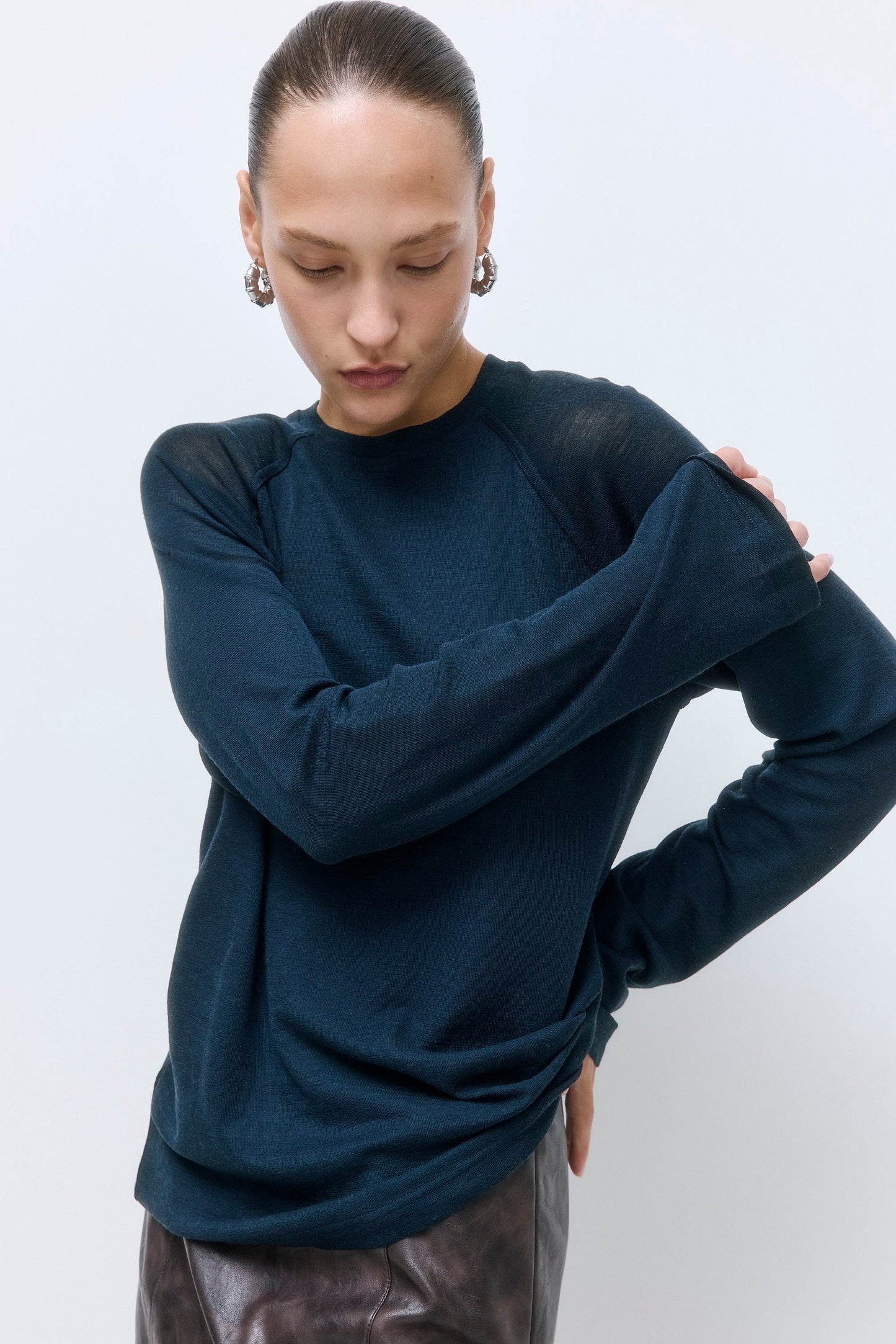 Oversized Wool Long Sleeve