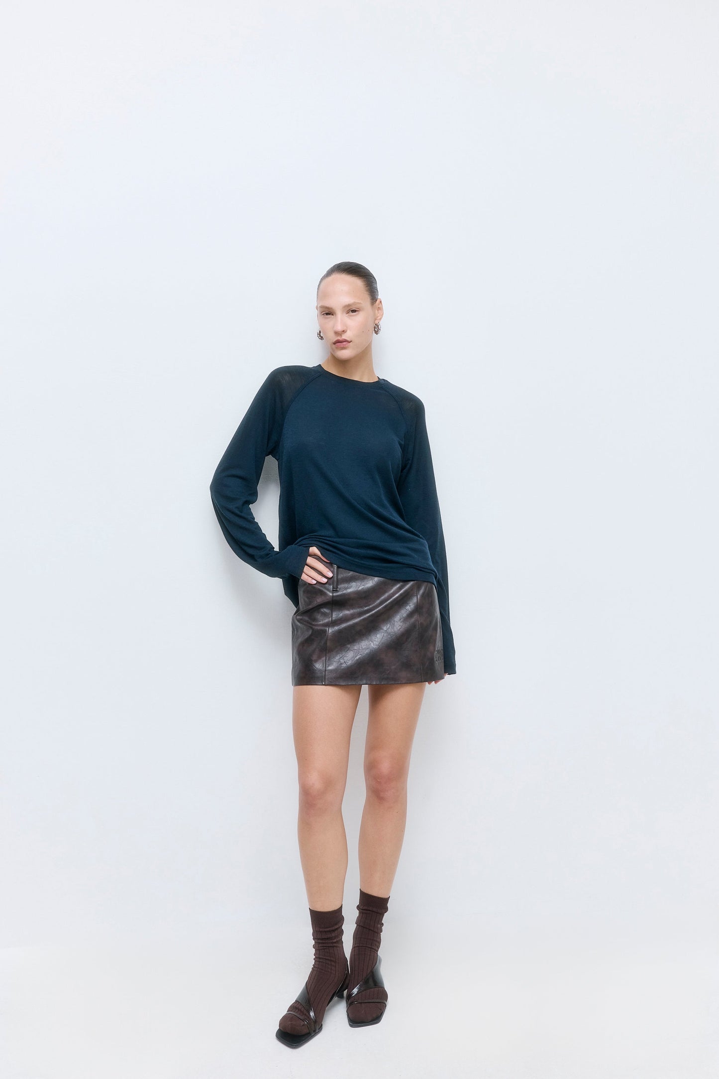 Oversized Wool Long Sleeve