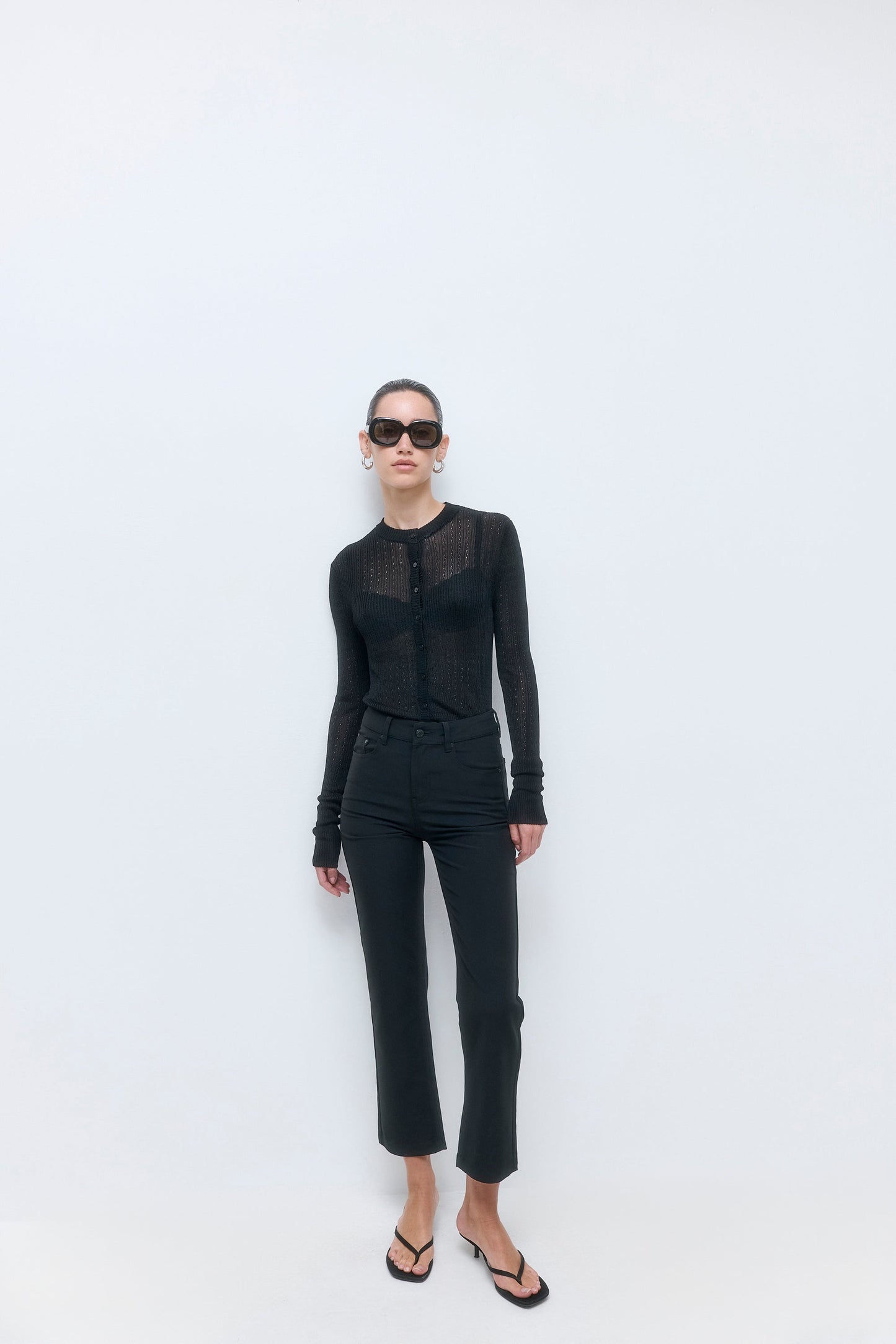 Stretchy Cropped Pants