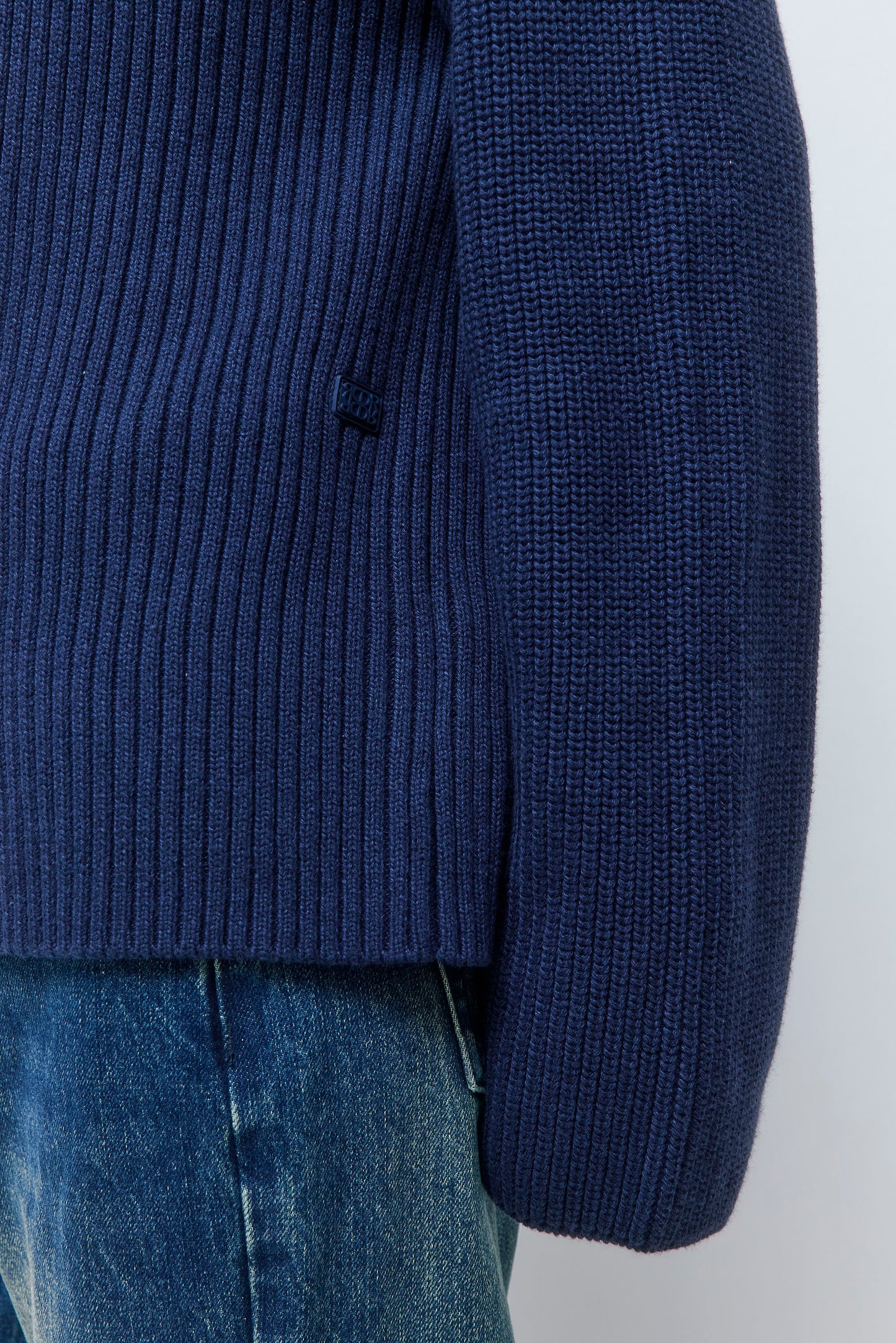 Ribbed Turtleneck Sweater