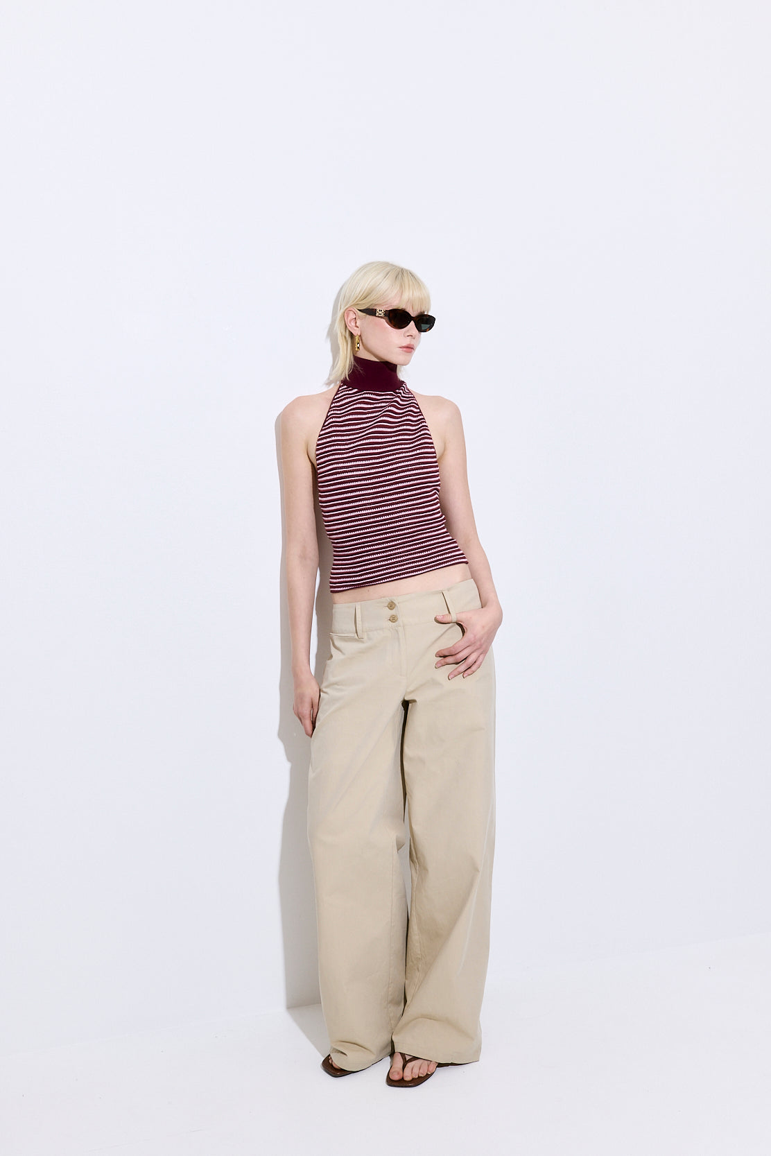 Crochet Turtle Neck Top