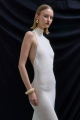 Crochet Turtle Neck  Maxi Dress