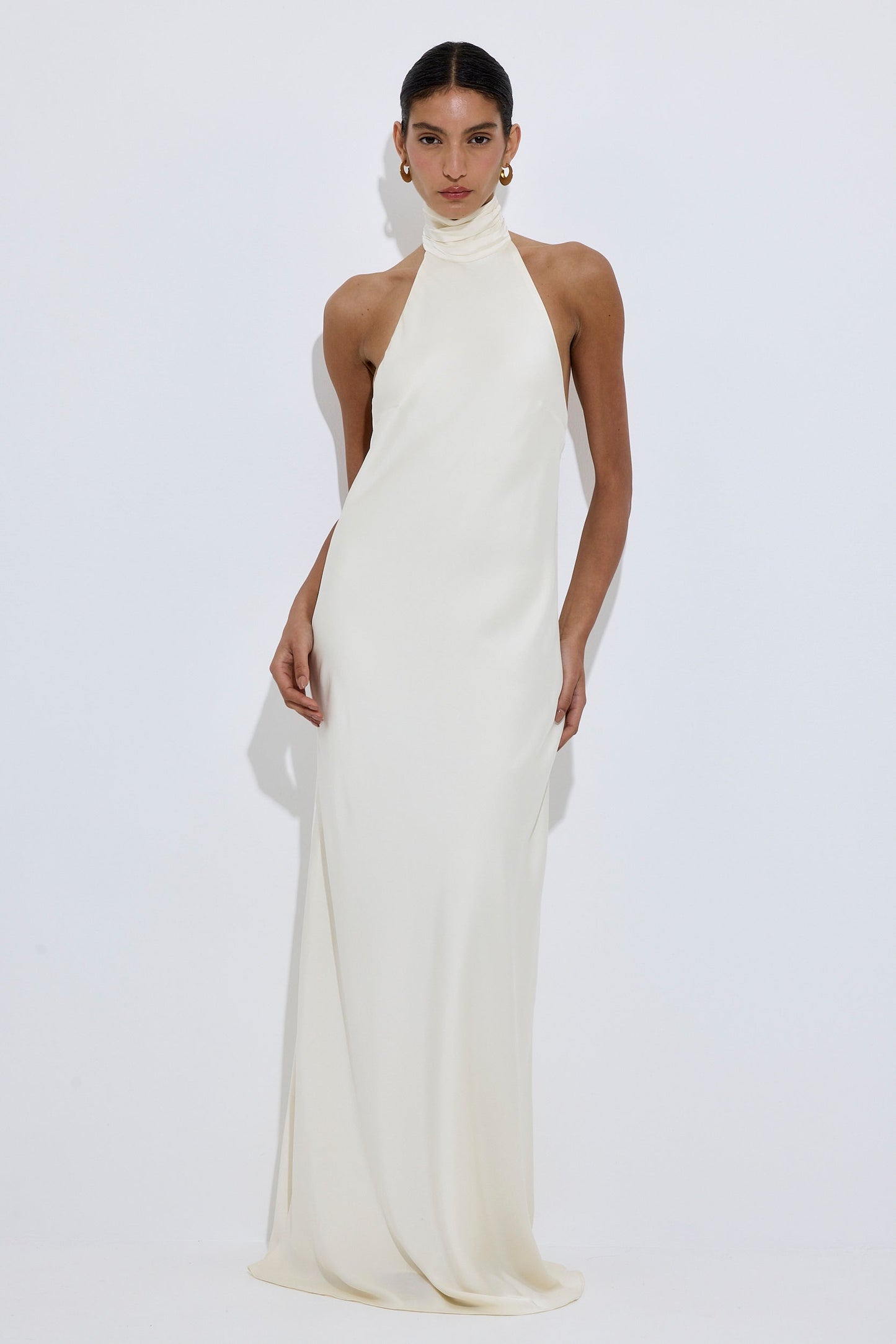 Pure White High Collar Formal Dress Bridget In A Moment Of Pure A Lace High-neck Pure White High Collar Formal Dress Bridget In A Moment Of Pure A Lace High-neck