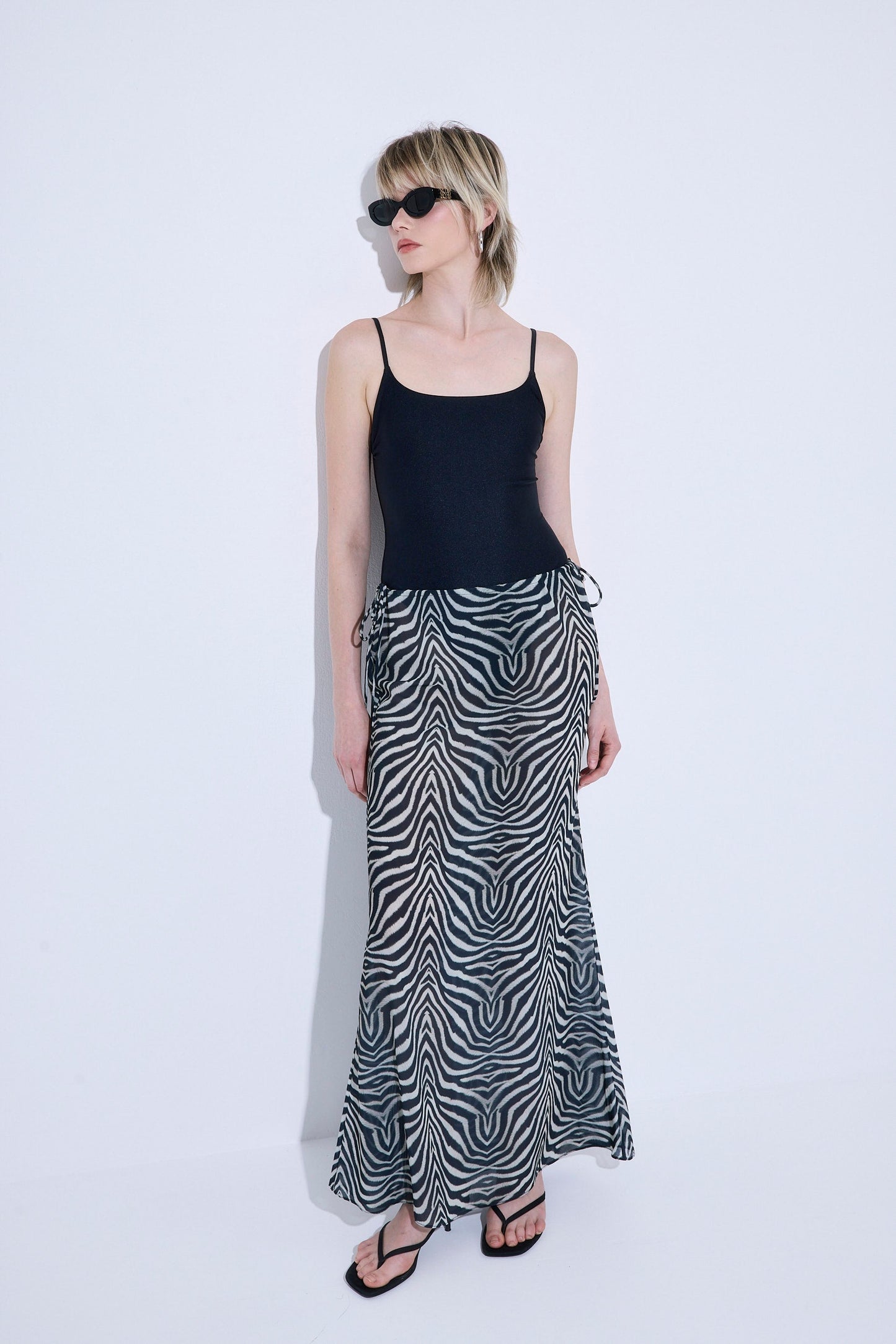 Semi Sheer Maxi Skirt