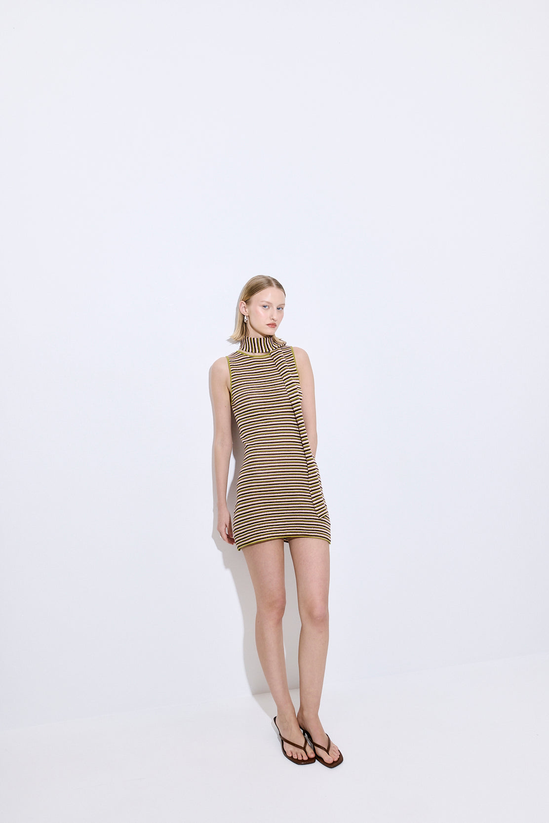 Crochet Tank Mini Dress