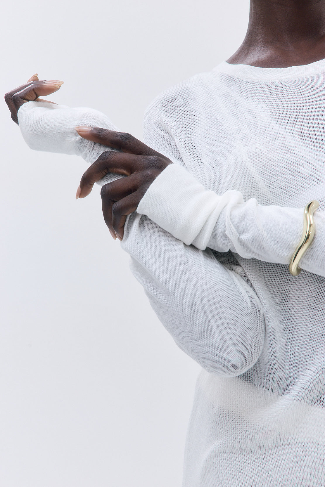 Semi Sheer Long Sleeve