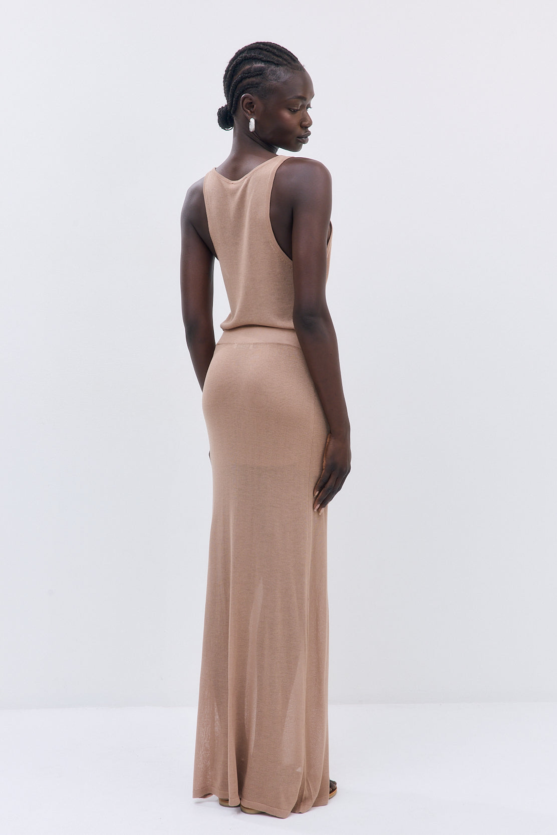 Semi Sheer Maxi Skirt