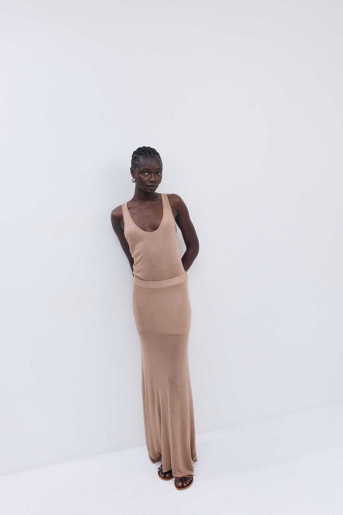 Semi Sheer Maxi Skirt