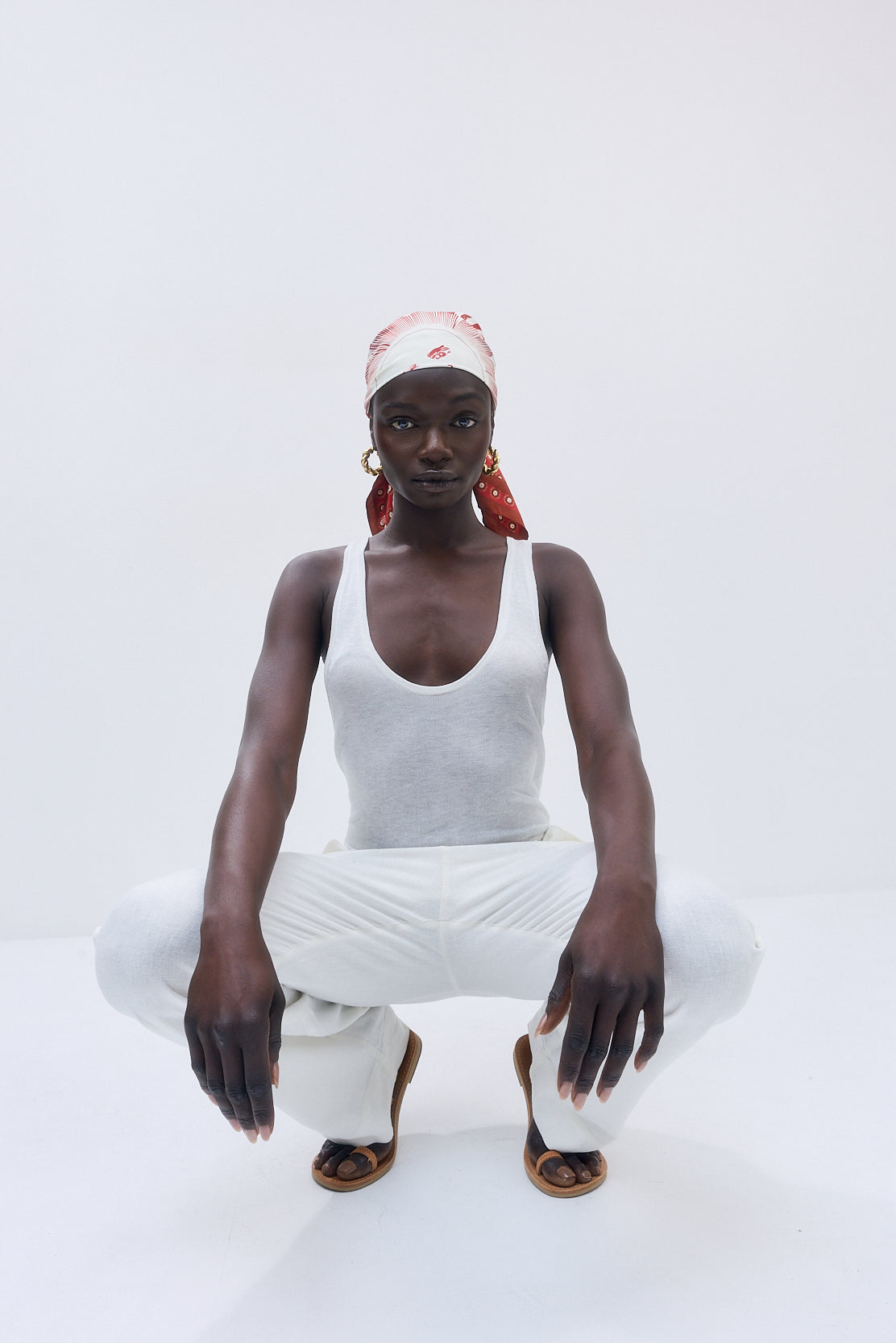 Semi Sheer Deep Scoop Tank