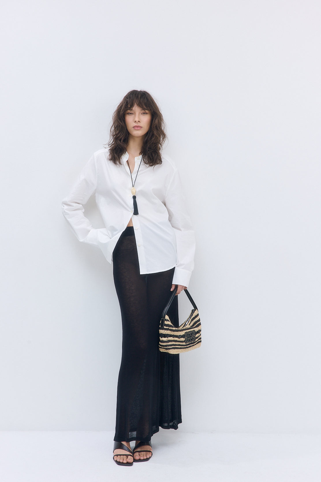 Semi Sheer Maxi Skirt