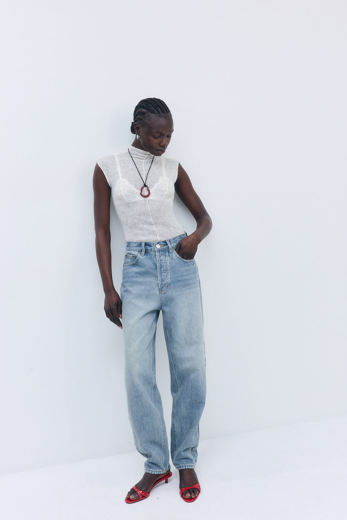 No.13| High Rise Tapered Balloon Denim