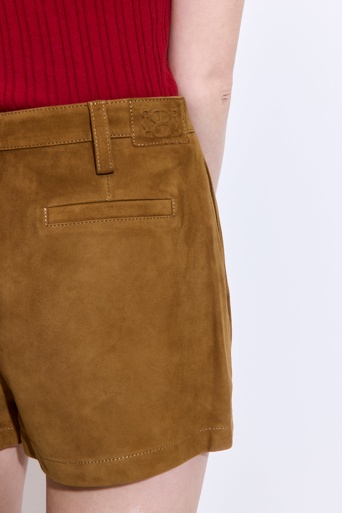 Suede Shorts