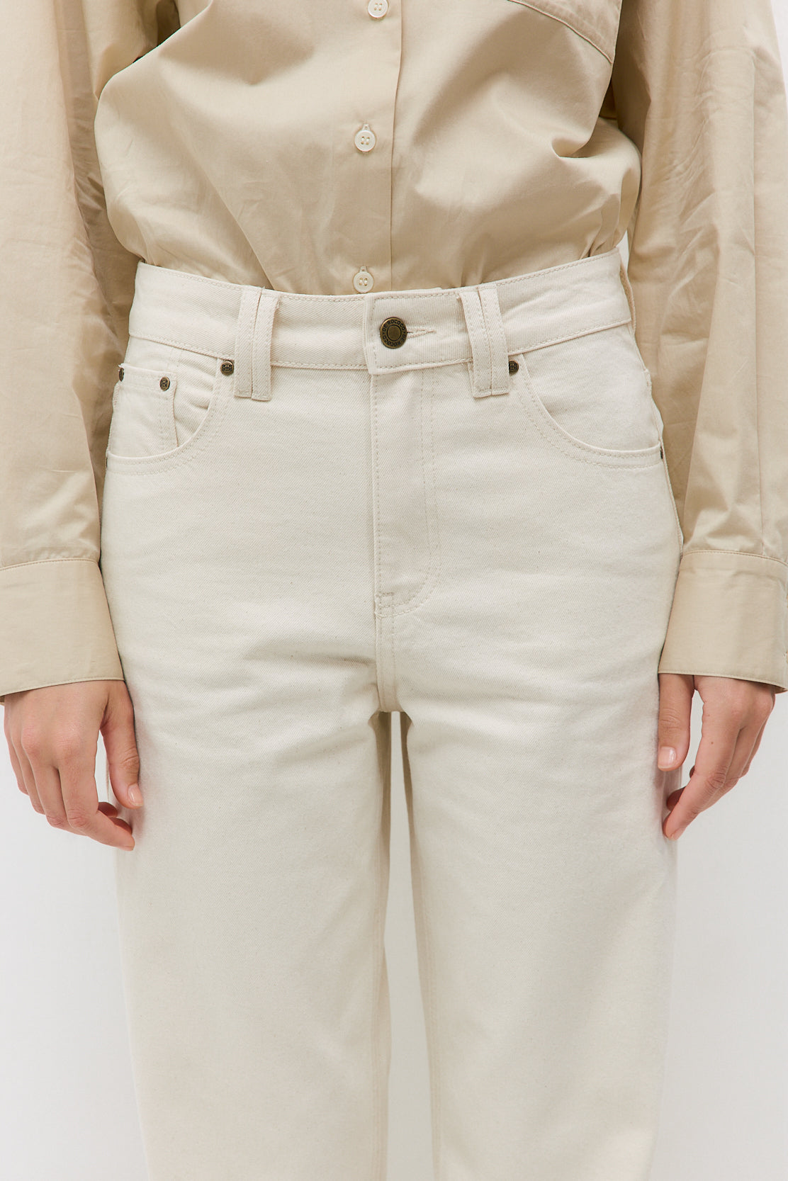 Wide Leg Drill Pants