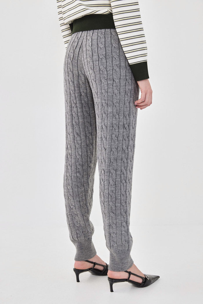 Cable-Knit Jogger