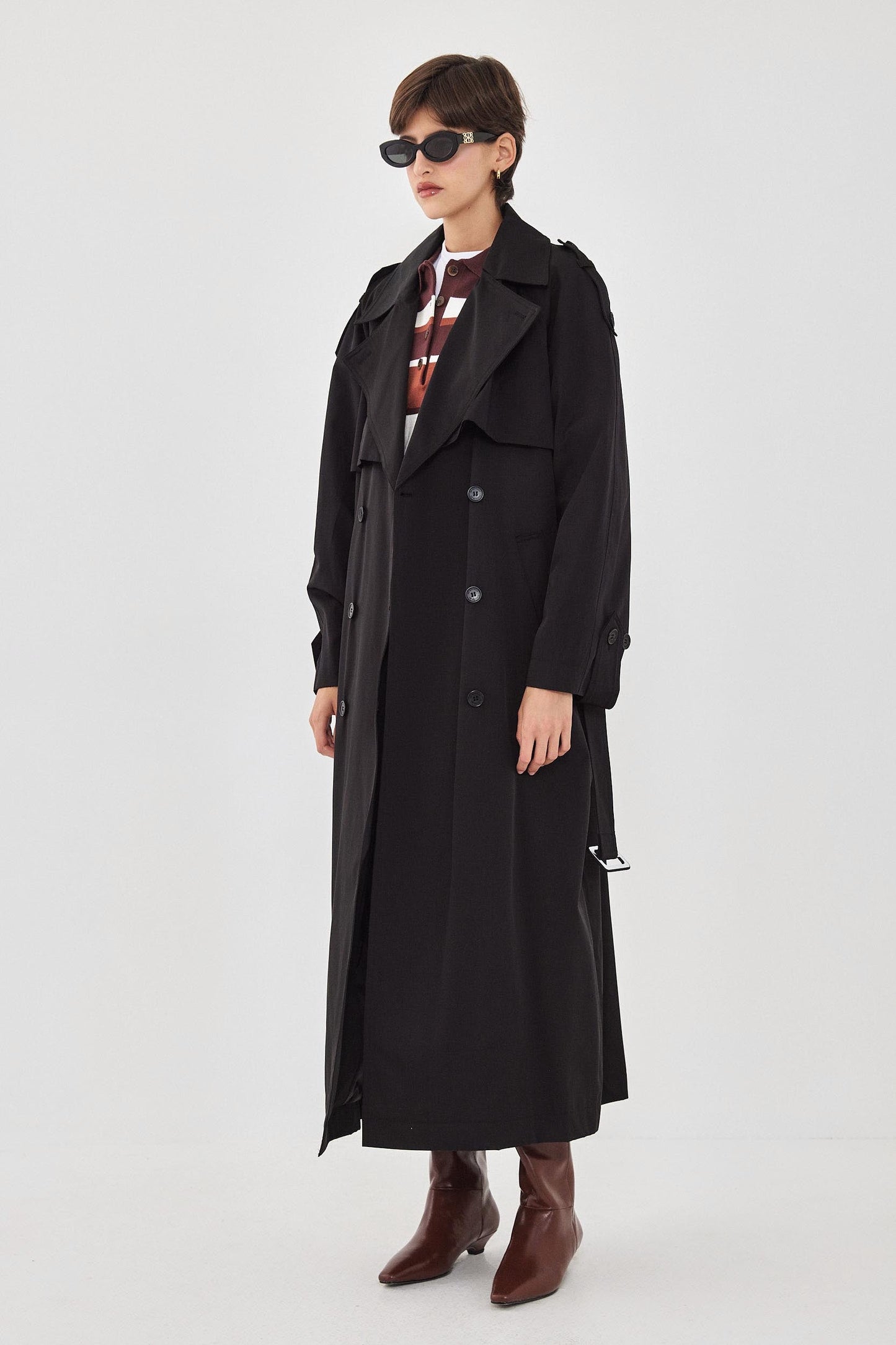 Double Breasted Trench Coat - Dé Rococo