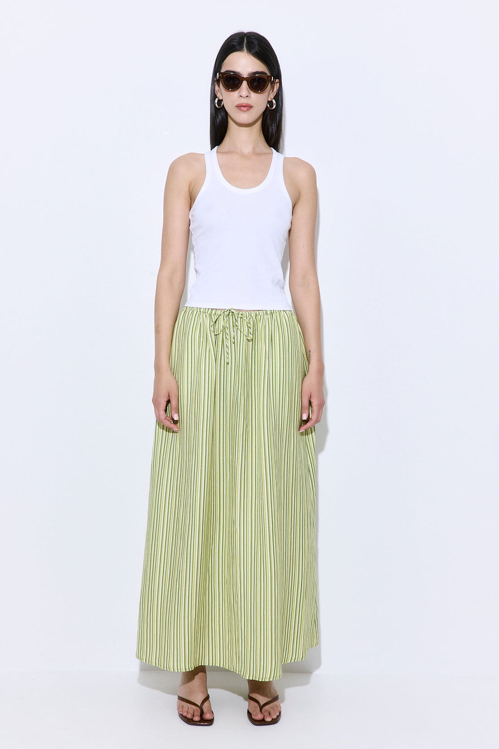 スカート De rococo Maxi Slit Skirt De rococo Maxi Slit Skirt