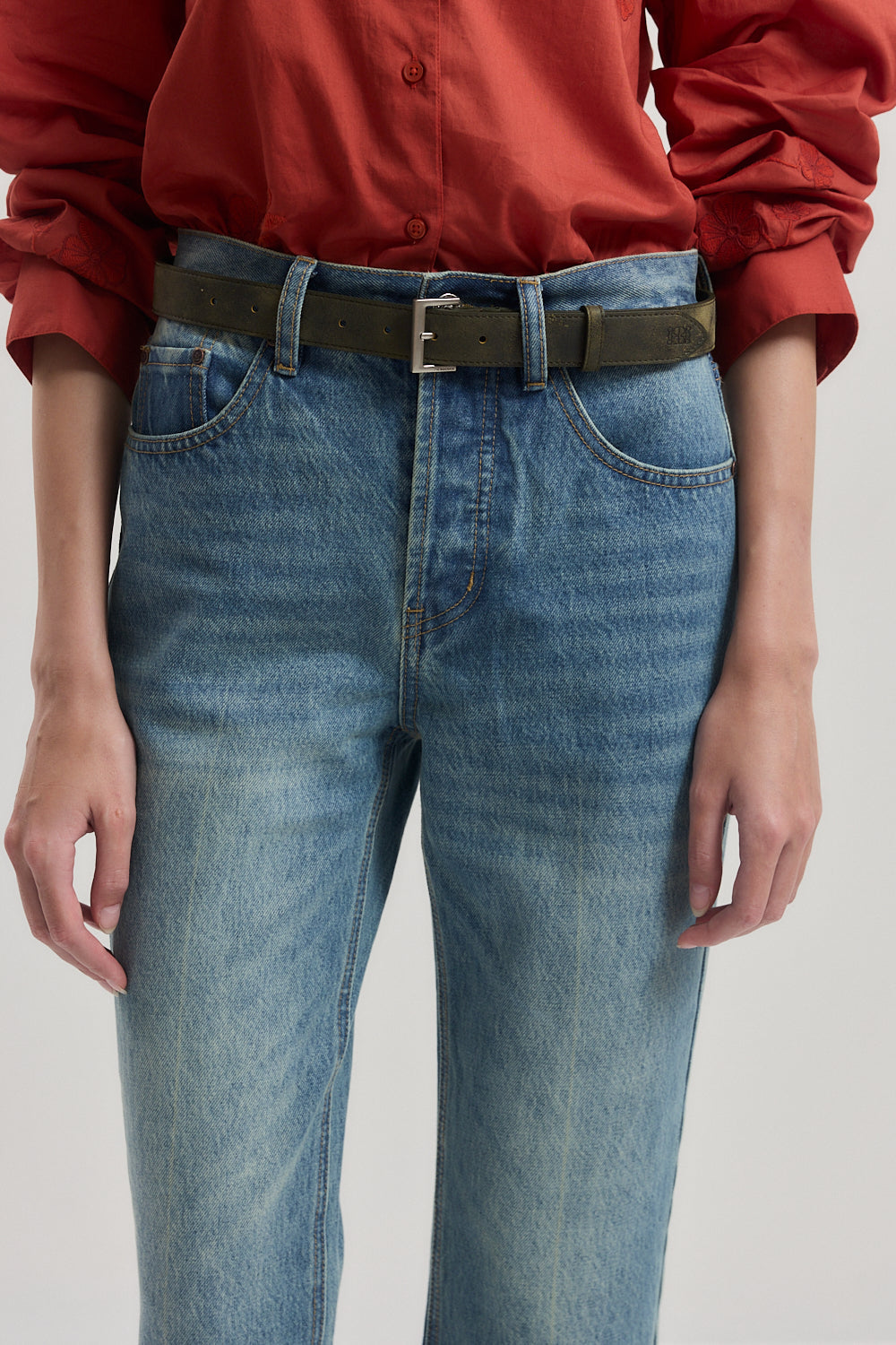 No.25| Mid Rise Slim Cropped Denim