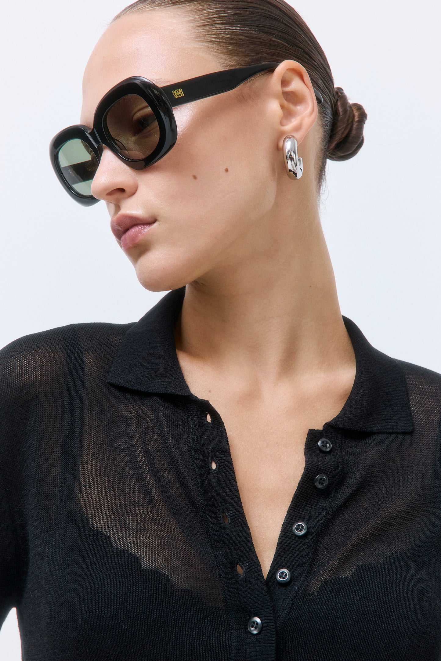 Sheer Polo Tee