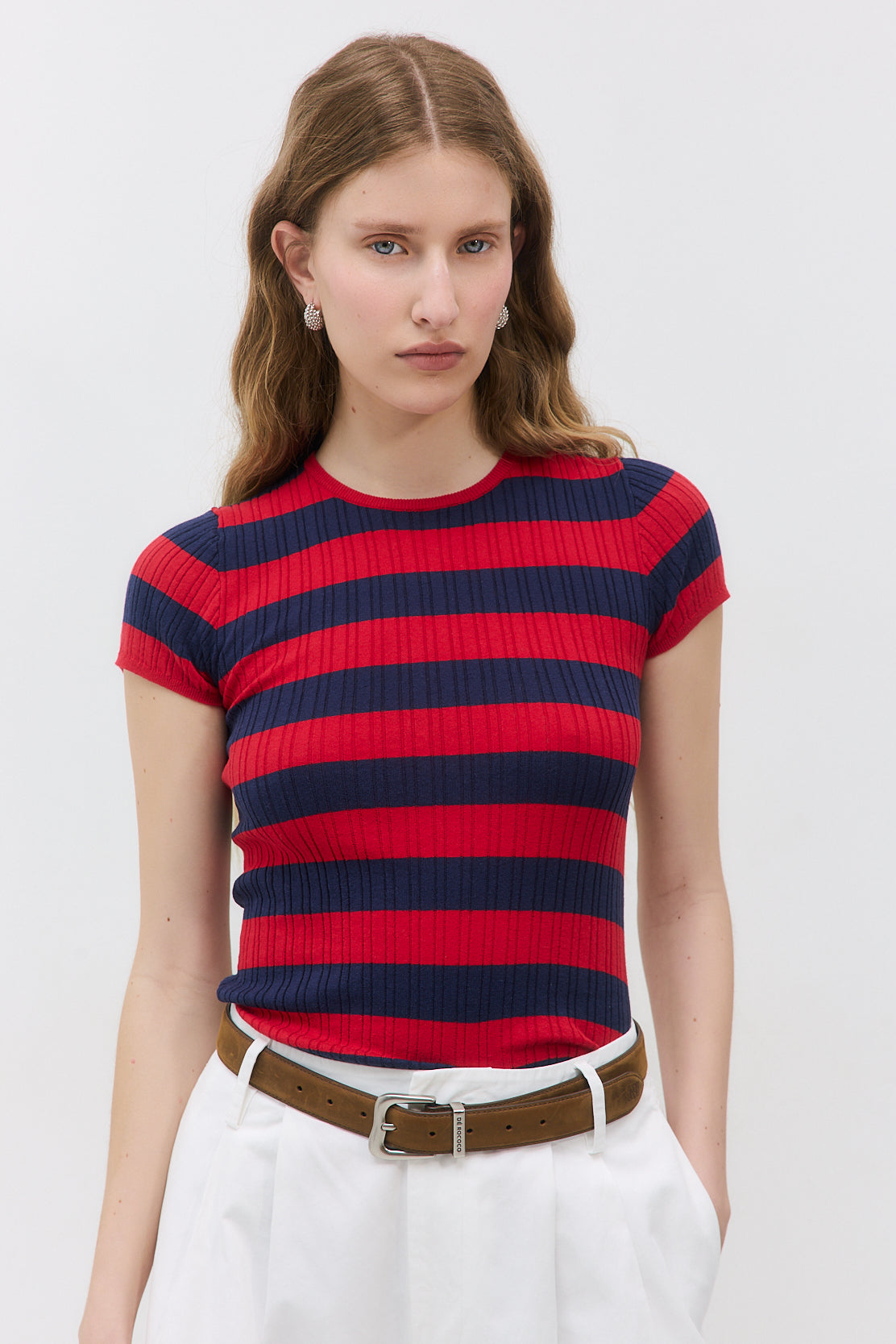 Ribbed Striped Top