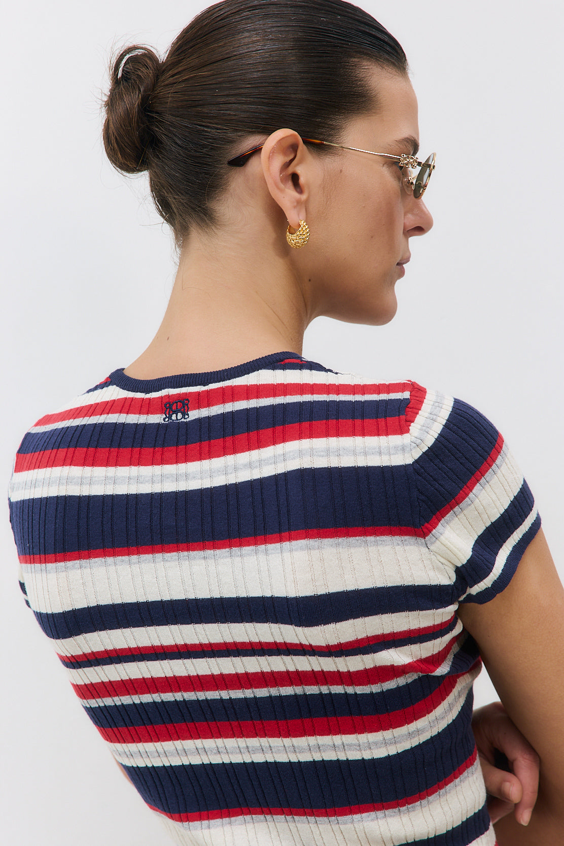 Ribbed Striped Top