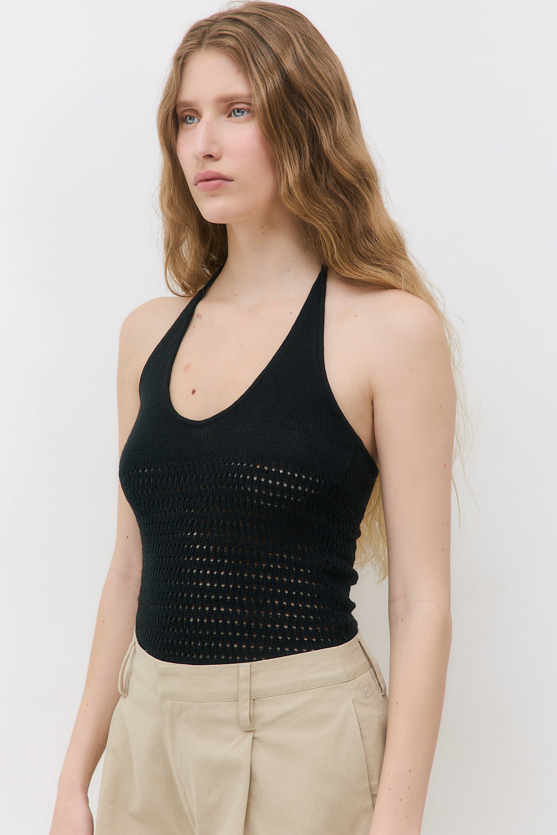 Halter Neck Crochet Top