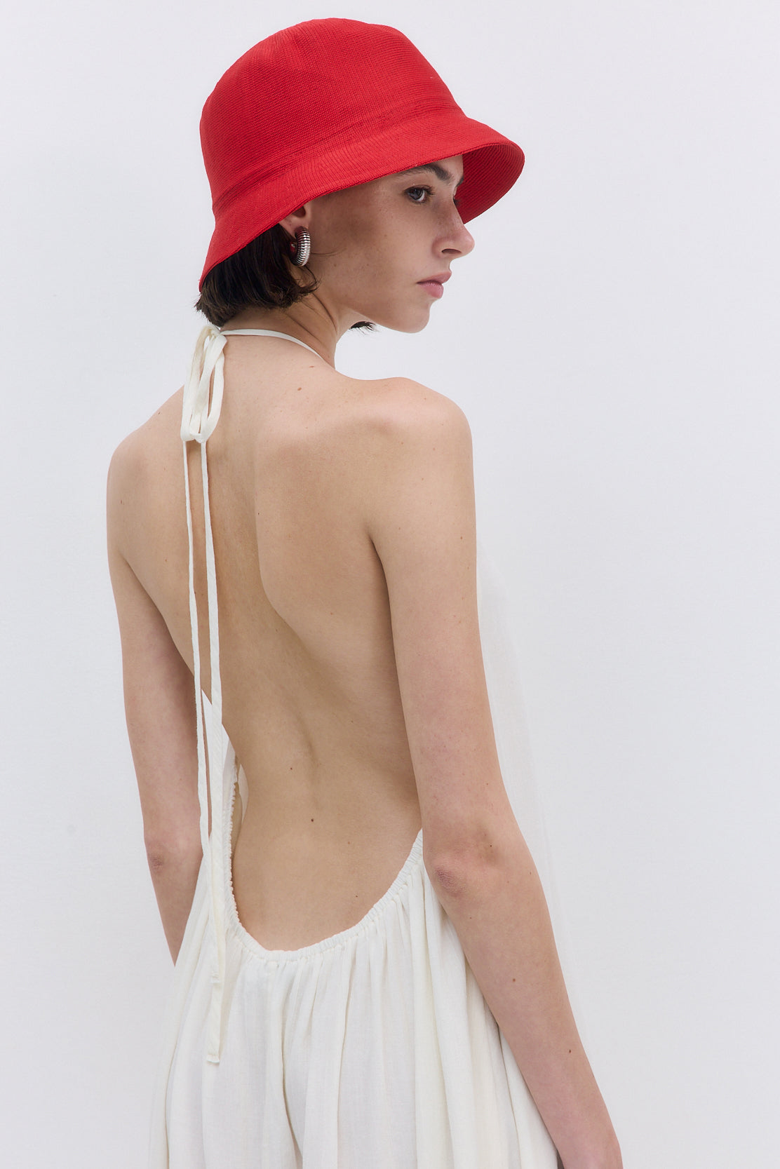 Sheer Cotton Maxi Dress