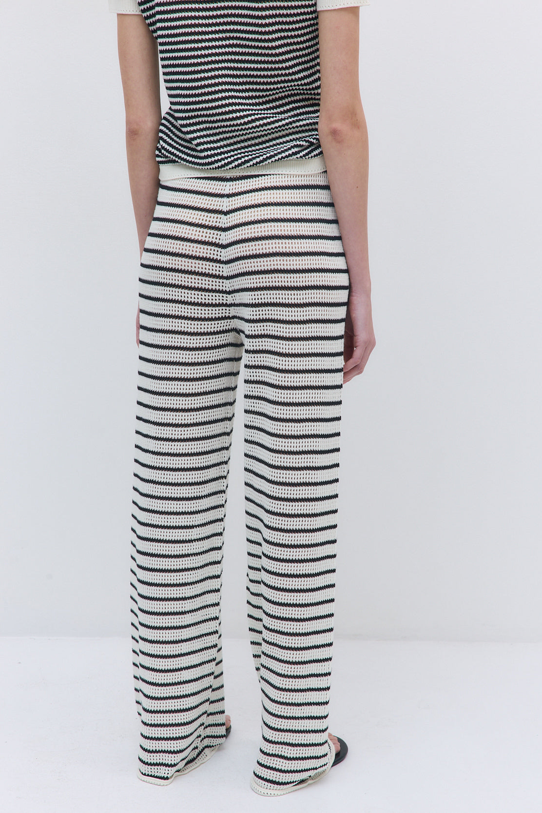 Striped Crochet Pants