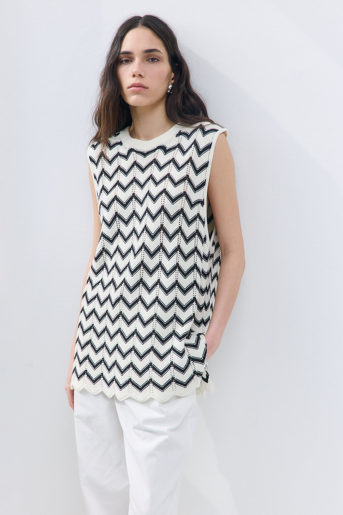 Oversized Crochet Pattern Vest