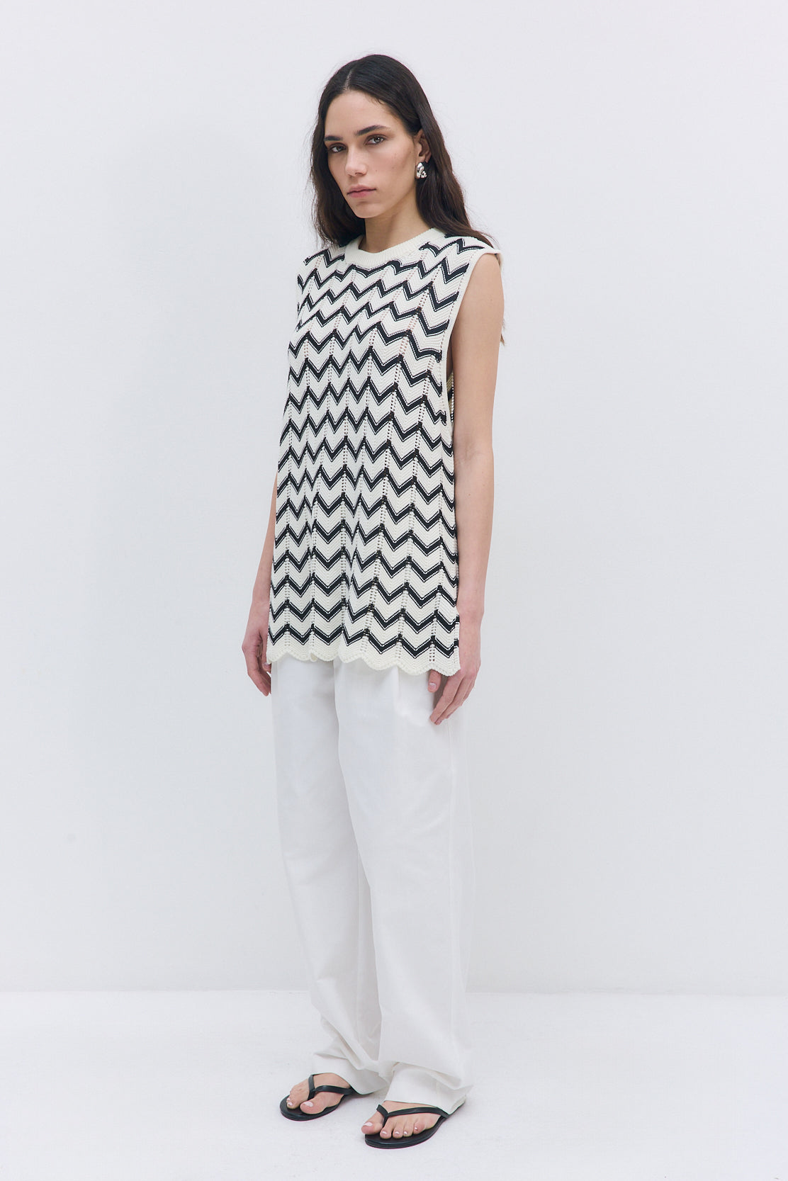 Oversized Crochet Pattern Vest