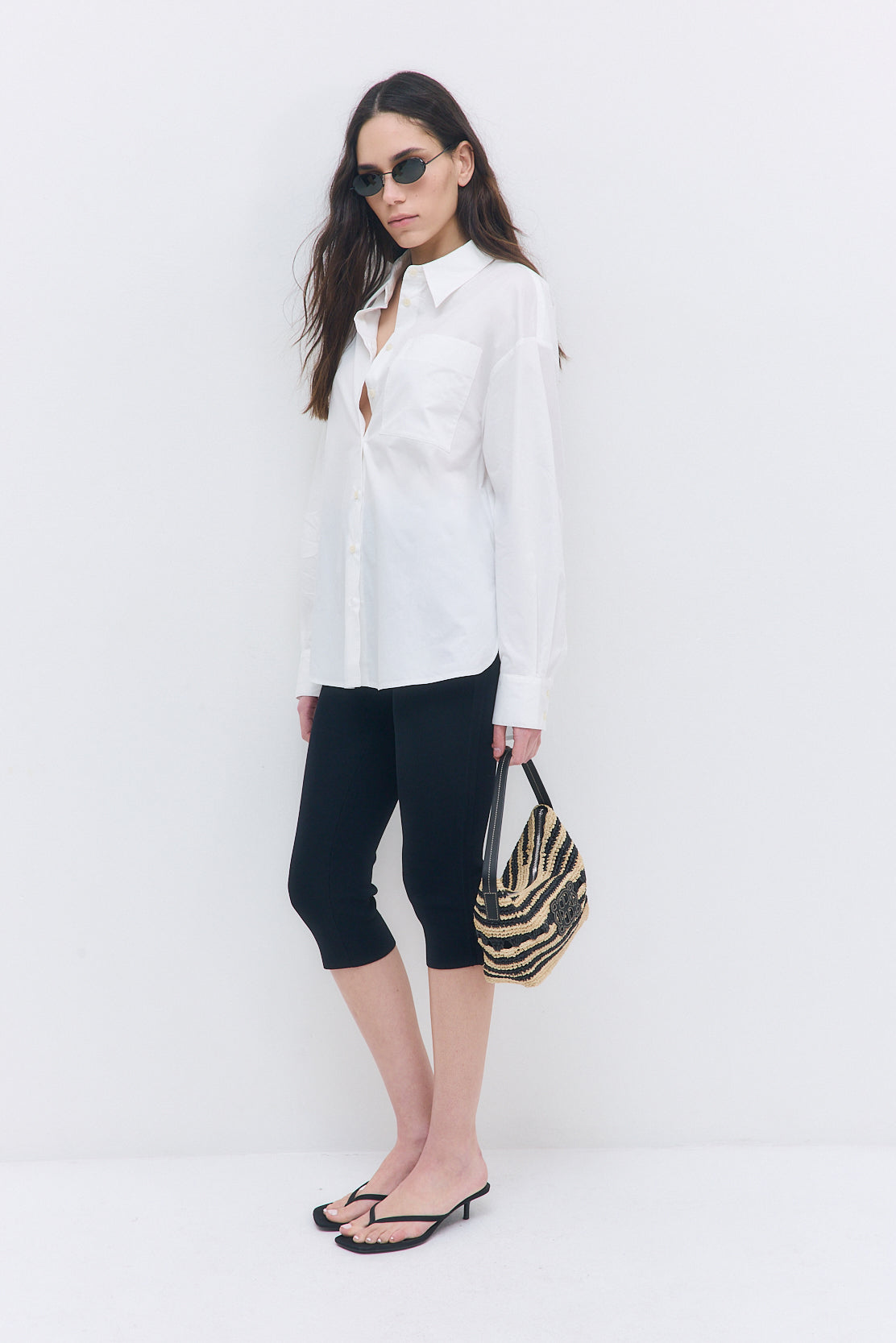 Oversized Poplin Button Down - Dé Rococo