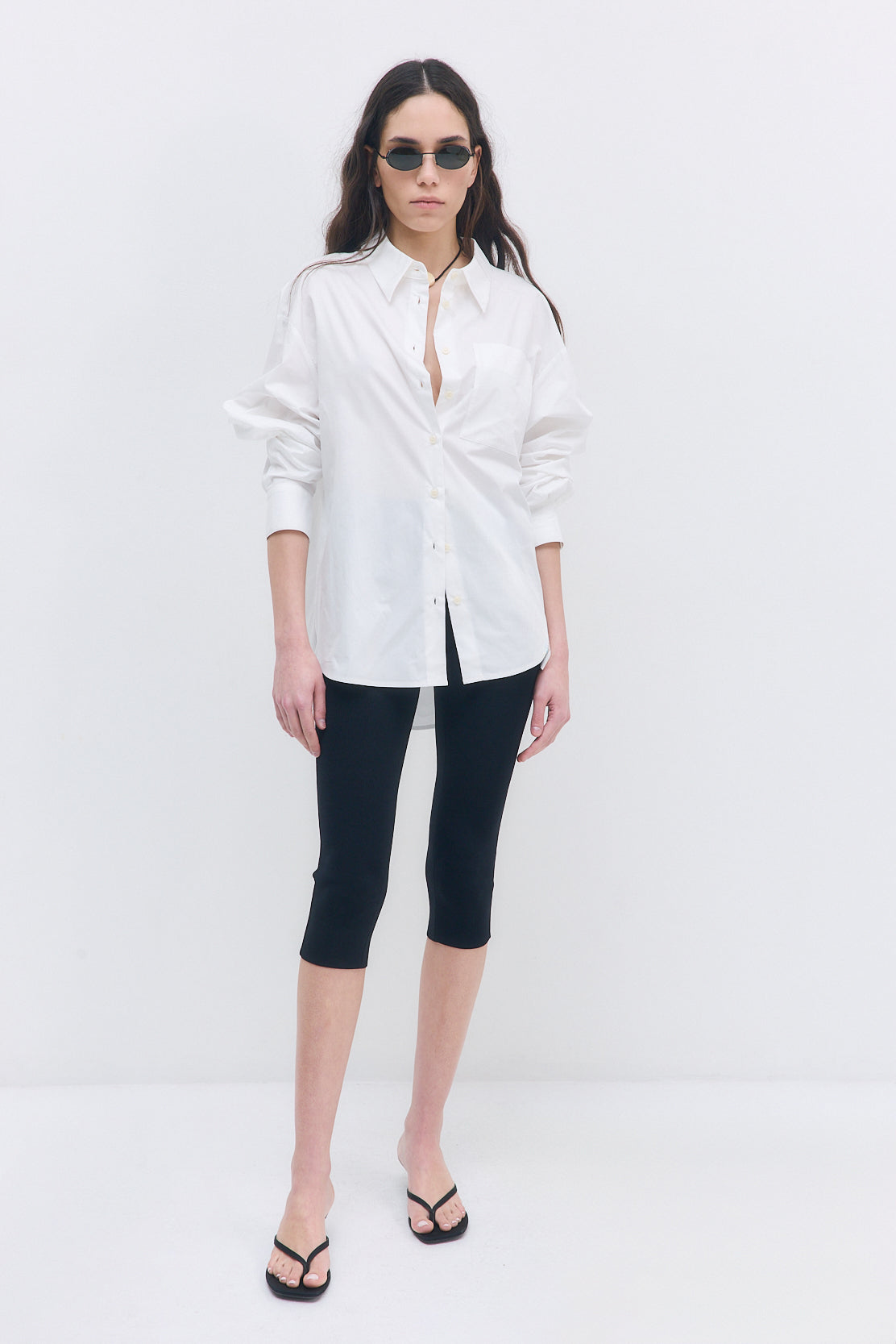 Oversized Poplin Button Down - Dé Rococo