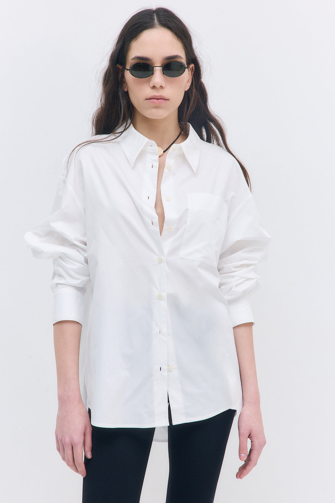 Oversized Poplin Button Down - Dé Rococo