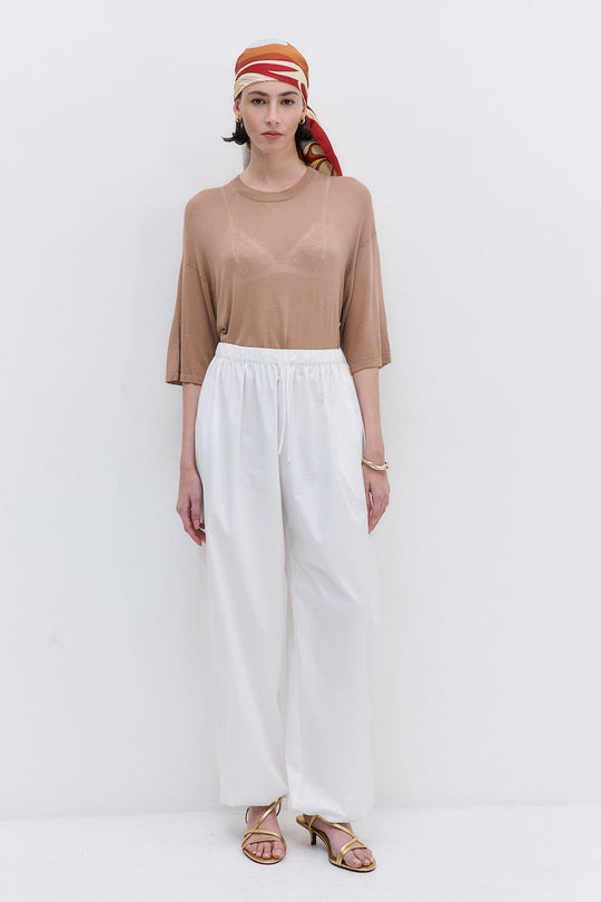 Poplin Balloon Pants