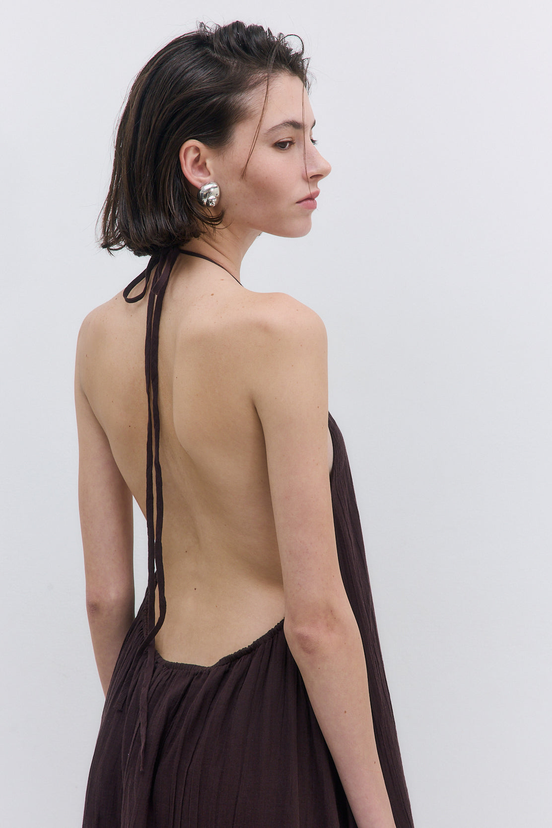 Sheer Cotton Maxi Dress