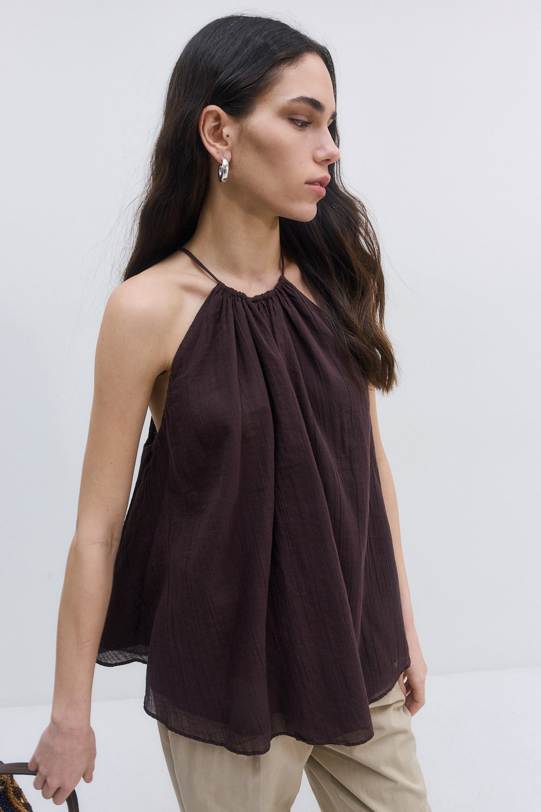 Sheer Cotton Tank Top