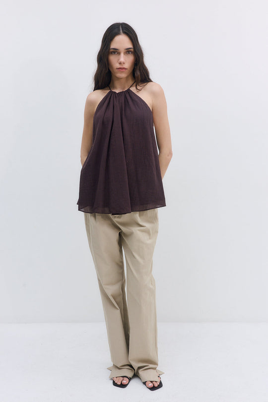 Sheer Cotton Tank Top