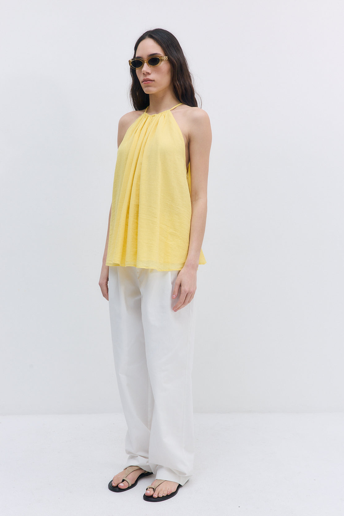 Sheer Cotton Tank Top