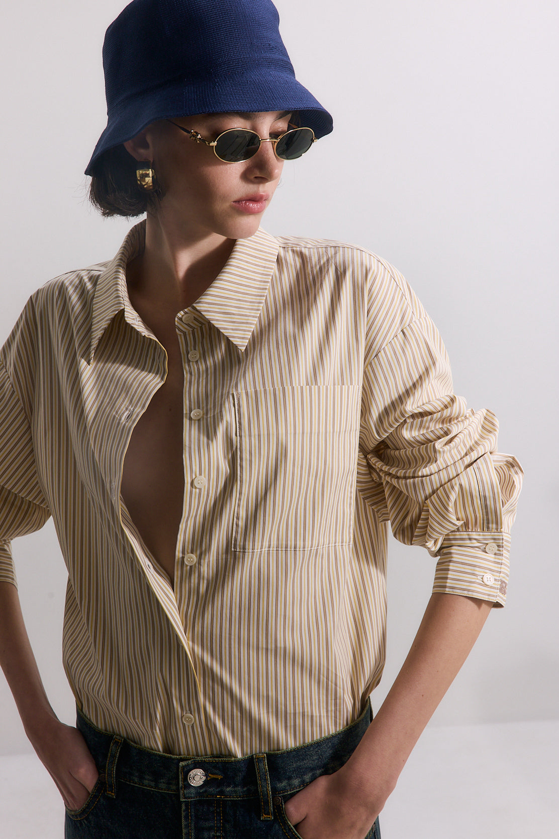 Oversized Poplin Button Down