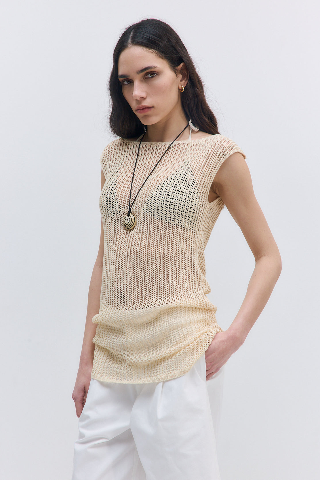 Crochet Boatneck Tank