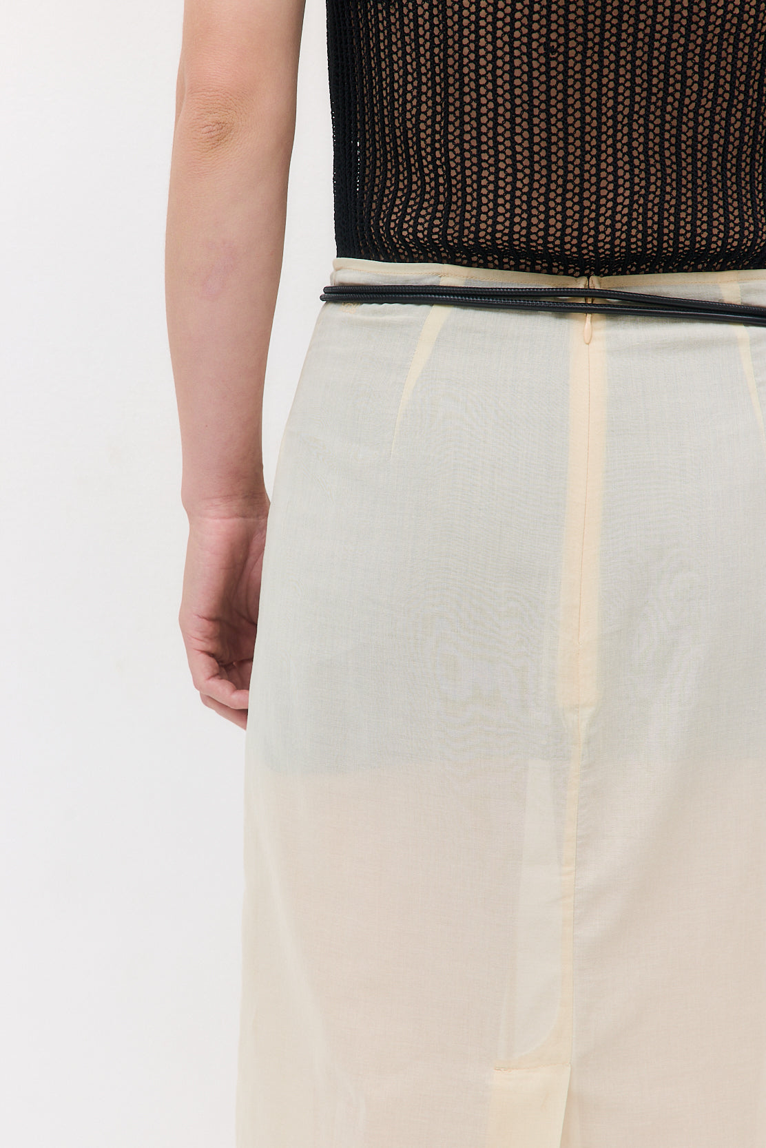 Sheer Organza Midi Skirt - Dé Rococo